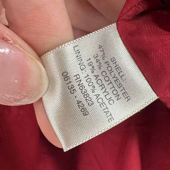 Christopher Banks Women's Floral Southern Tapestry Western Button Vest Red Large - Picture 5 of 10